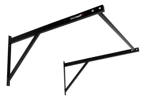 Blackwolf 1 meter pull-up bar, black, wide supports